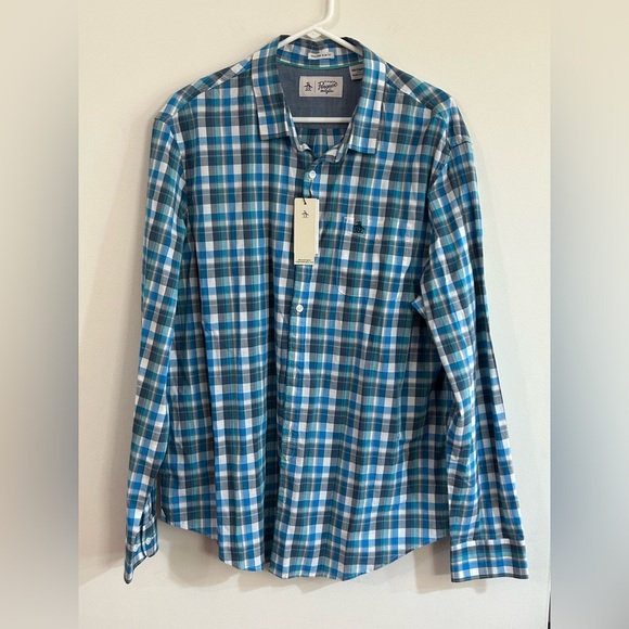 Original Penguin Other - New Original Penguin Men’s XXL Button Long Sleeve 100% Cotton Shirt Lightweight